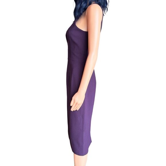 Dress the Population Plum Lyla Sheath Midi Dress - Picture 6 of 8